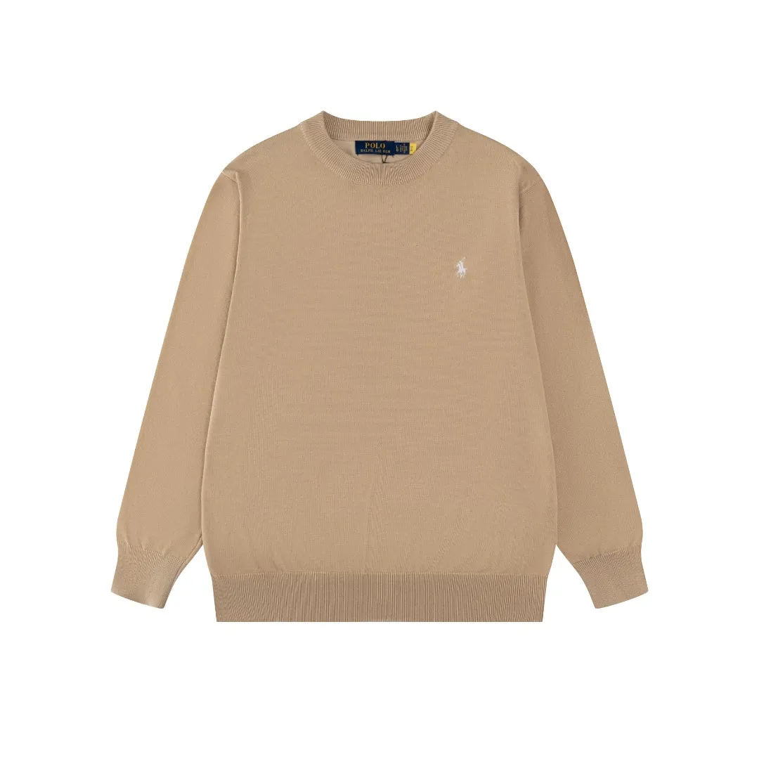 P206 #R80 Ralph Lauren Knitted Pony Embroidered Round Neck Pullover Sweater Official Website Synchronized Same Style for Men and Women Sizes: S-XL Color: White Blue Khaki Army Green Dark Gray Gray Navy Red Label Navy Blue White Label Black White Label Black Red Label Classic Cotton Yarn 100% White Cotton High Quality Goods Classic styles have always been popular! The workmanship details are very good! The simple round neck pullover sweater is always the standard, with classic brand embroidery on the chest! All major stars have the same style! Best for couples. High quality goods! Xinjiang cotton micro-elastic and smooth fabric has excellent quality. Pure cotton is soft and skin-friendly. Size: S M L